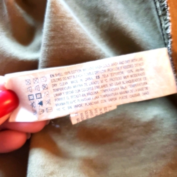 Forever 21 Camo green denim jacket Size Small - Picture 9 of 11